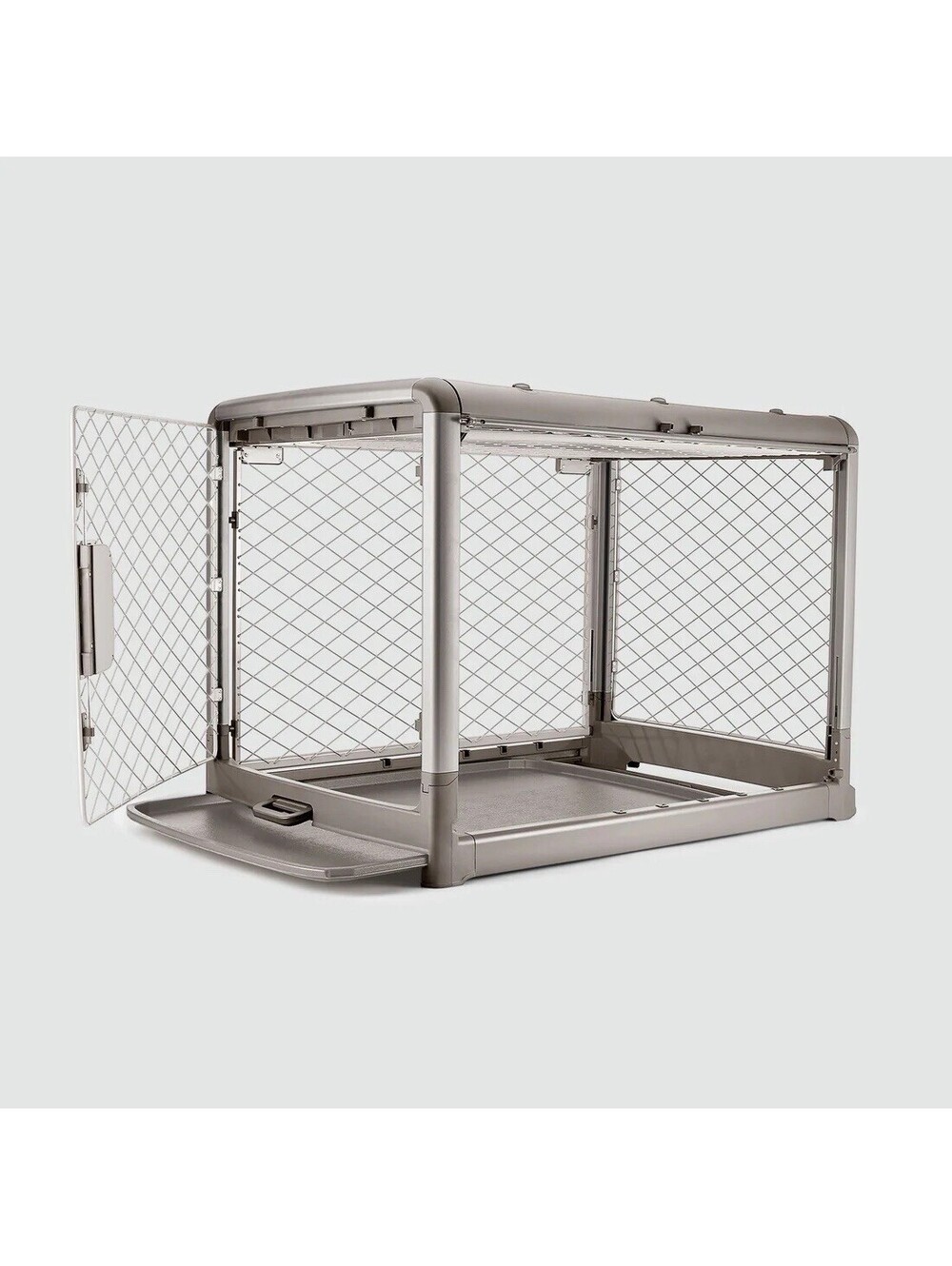 DIGGS Revol Dog Crate in Smoke, Size LARGE. New in Box!
